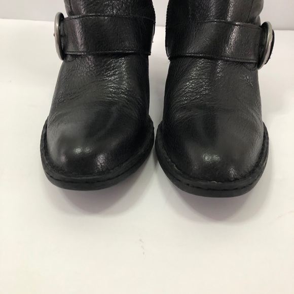 Born Shoes Born Tall Black Leather Boots Size 75 Kaylee Born Shoes Born Tall Black Leather Boots Size 75 Kaylee
